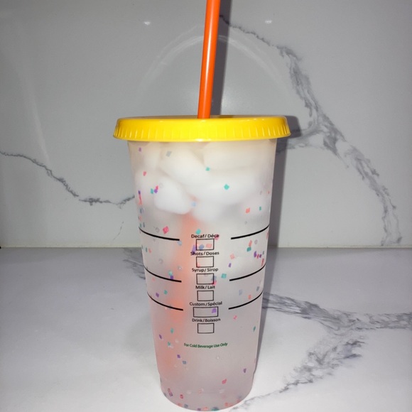 Starbucks Color Changing Confetti Cup - Picture 3 of 3